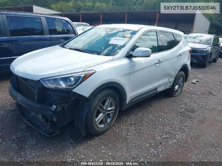 5XYZT3LB7JG532046 2018 Hyundai Santa Fe Sport 2.4L