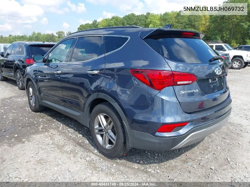 5NMZU3LB5JH069732 2018 Hyundai Santa Fe Sport 2.4L