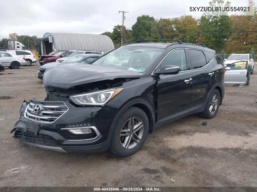 5XYZUDLB1JG554921 2018 Hyundai Santa Fe Sport 2.4L