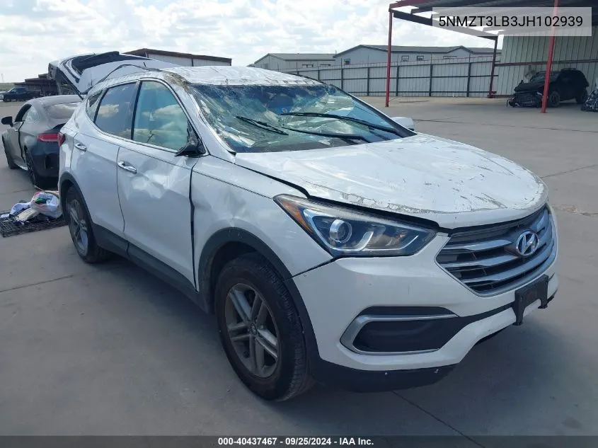 5NMZT3LB3JH102939 2018 Hyundai Santa Fe Sport 2.4L