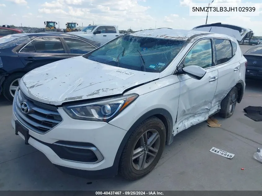 2018 Hyundai Santa Fe Sport 2.4L VIN: 5NMZT3LB3JH102939 Lot: 40437467