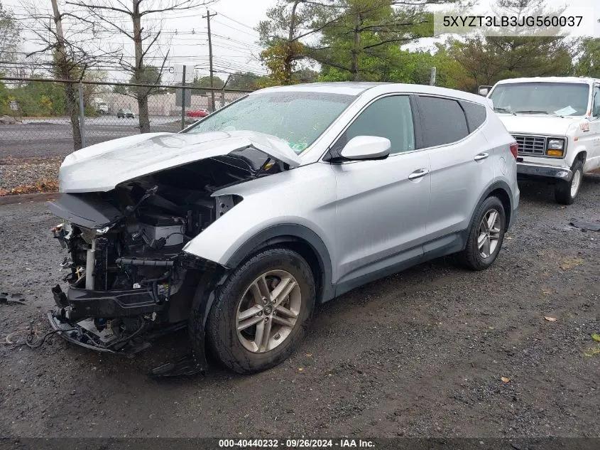 2018 Hyundai Santa Fe Sport 2.4L VIN: 5XYZT3LB3JG560037 Lot: 40440232