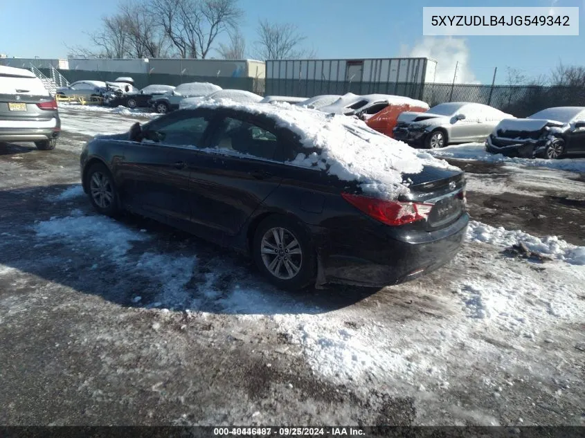 2018 Hyundai Santa Fe Sport 2.4L VIN: 5XYZUDLB4JG549342 Lot: 40446487