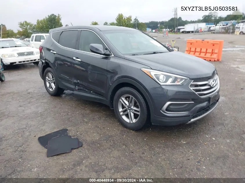 2018 Hyundai Santa Fe Sport VIN: 5XYZT3LB5JG503581 Lot: 40448934