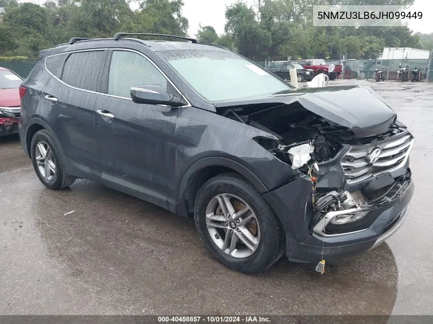 5NMZU3LB6JH099449 2018 Hyundai Santa Fe Sport