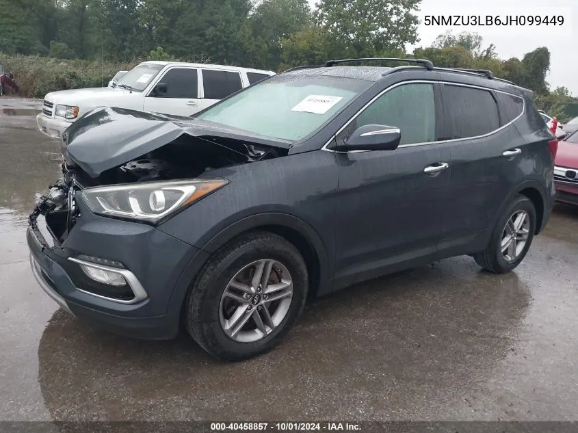 5NMZU3LB6JH099449 2018 Hyundai Santa Fe Sport