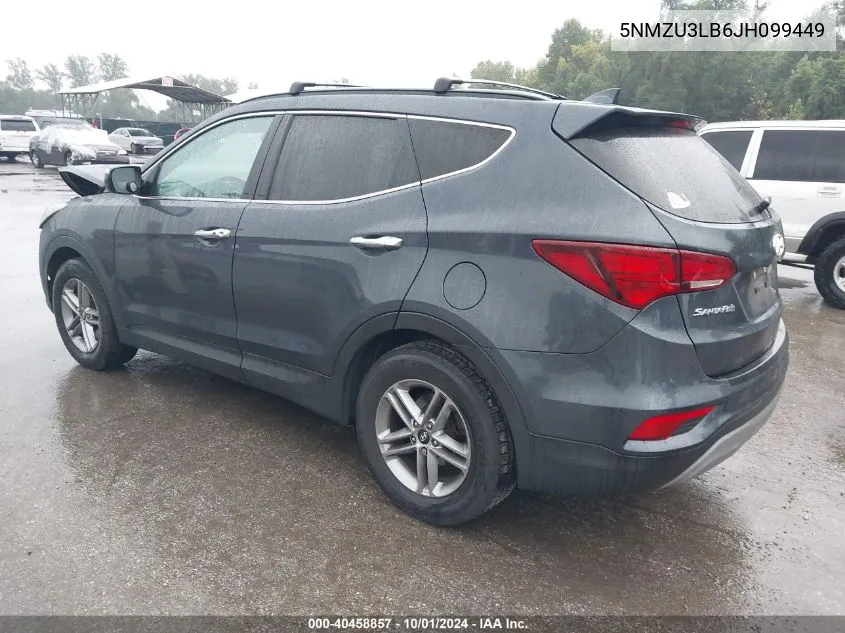 5NMZU3LB6JH099449 2018 Hyundai Santa Fe Sport