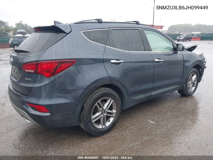 2018 Hyundai Santa Fe Sport VIN: 5NMZU3LB6JH099449 Lot: 40458857