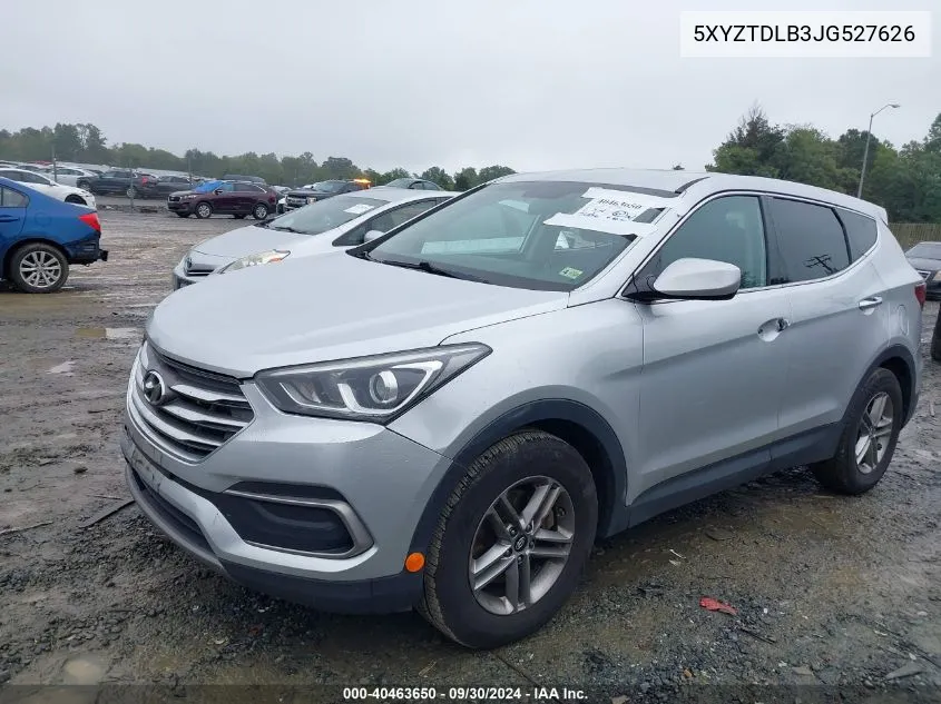 5XYZTDLB3JG527626 2018 Hyundai Santa Fe Sport