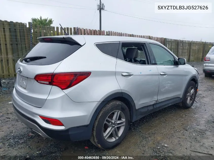 5XYZTDLB3JG527626 2018 Hyundai Santa Fe Sport