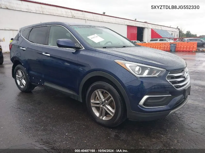 5XYZTDLB8JG552330 2018 Hyundai Santa Fe Sport 2.4L