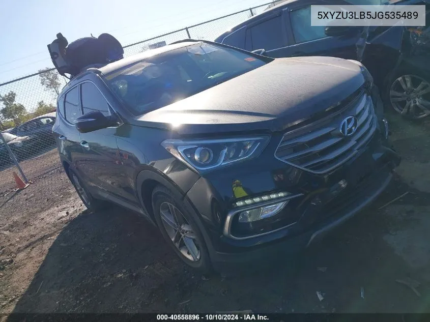 2018 Hyundai Santa Fe Sport 2.4L VIN: 5XYZU3LB5JG535489 Lot: 40558896