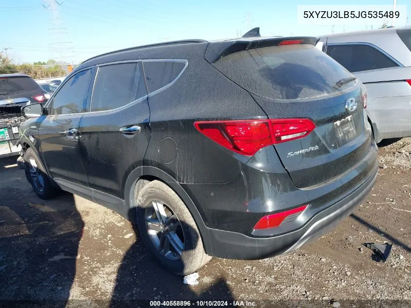 2018 Hyundai Santa Fe Sport 2.4L VIN: 5XYZU3LB5JG535489 Lot: 40558896