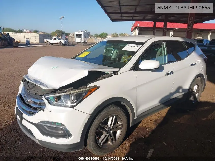 2018 Hyundai Santa Fe Sport VIN: 5NMZTDLB3JH090555 Lot: 40560668