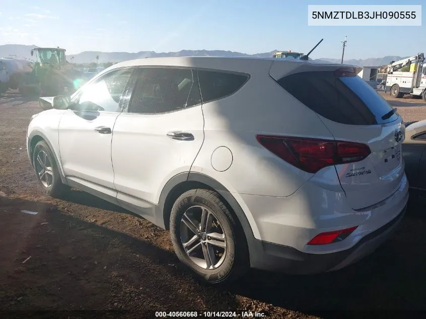 2018 Hyundai Santa Fe Sport VIN: 5NMZTDLB3JH090555 Lot: 40560668