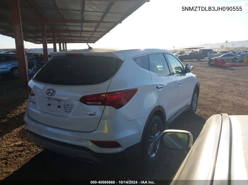 2018 Hyundai Santa Fe Sport VIN: 5NMZTDLB3JH090555 Lot: 40560668