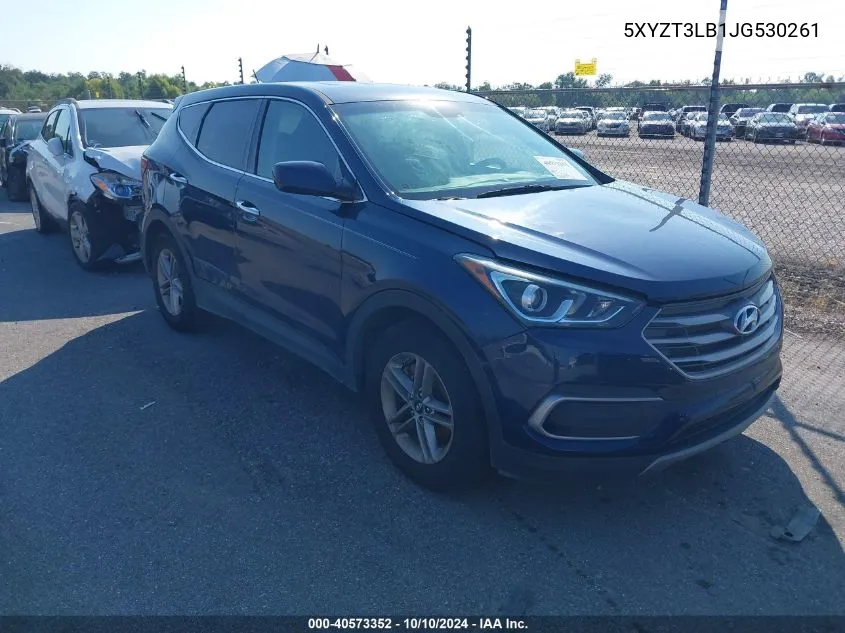 2018 Hyundai Santa Fe Sport 2.4L VIN: 5XYZT3LB1JG530261 Lot: 40573352