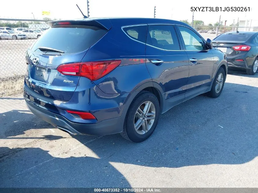 2018 Hyundai Santa Fe Sport 2.4L VIN: 5XYZT3LB1JG530261 Lot: 40573352