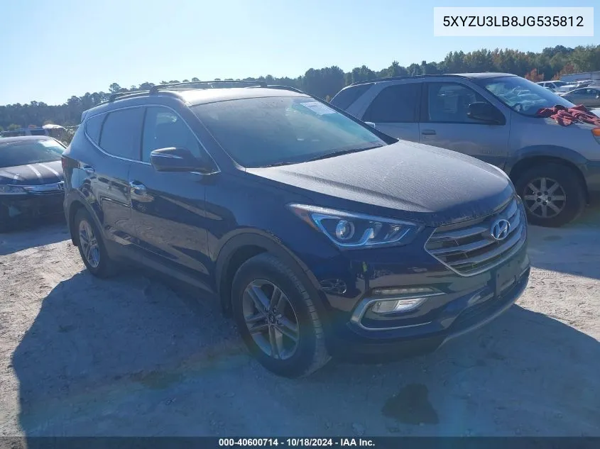 5XYZU3LB8JG535812 2018 Hyundai Santa Fe Sport 2.4L