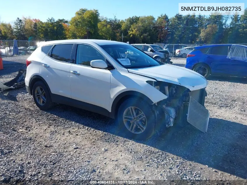 5NMZTDLB9JH082735 2018 Hyundai Santa Fe Sport 2.4L