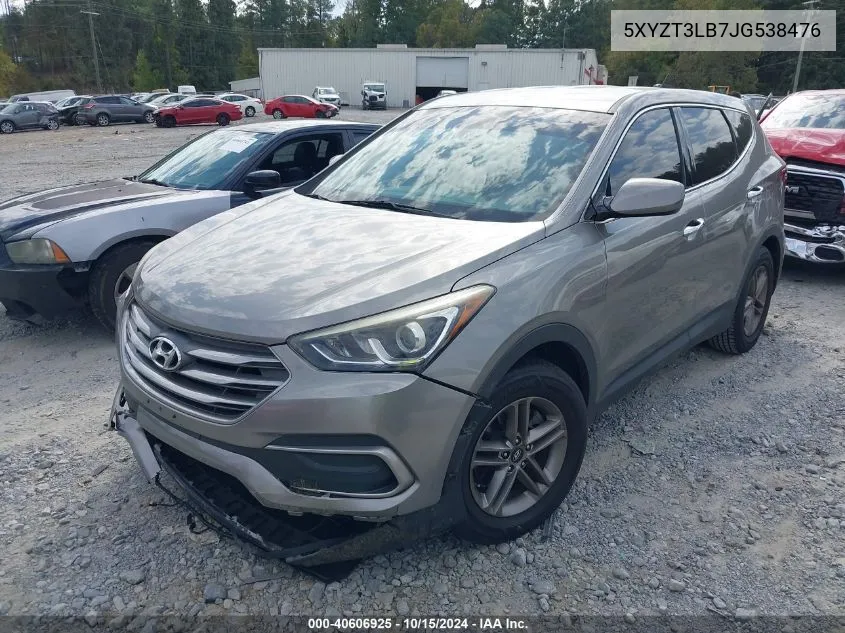 2018 Hyundai Santa Fe Sport 2.4L VIN: 5XYZT3LB7JG538476 Lot: 40606925