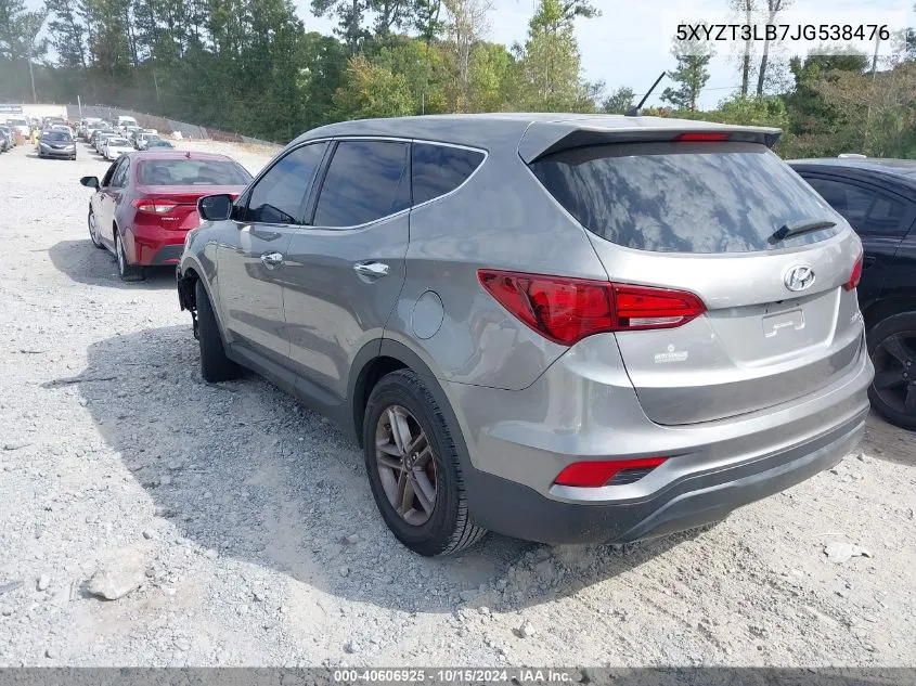 2018 Hyundai Santa Fe Sport 2.4L VIN: 5XYZT3LB7JG538476 Lot: 40606925