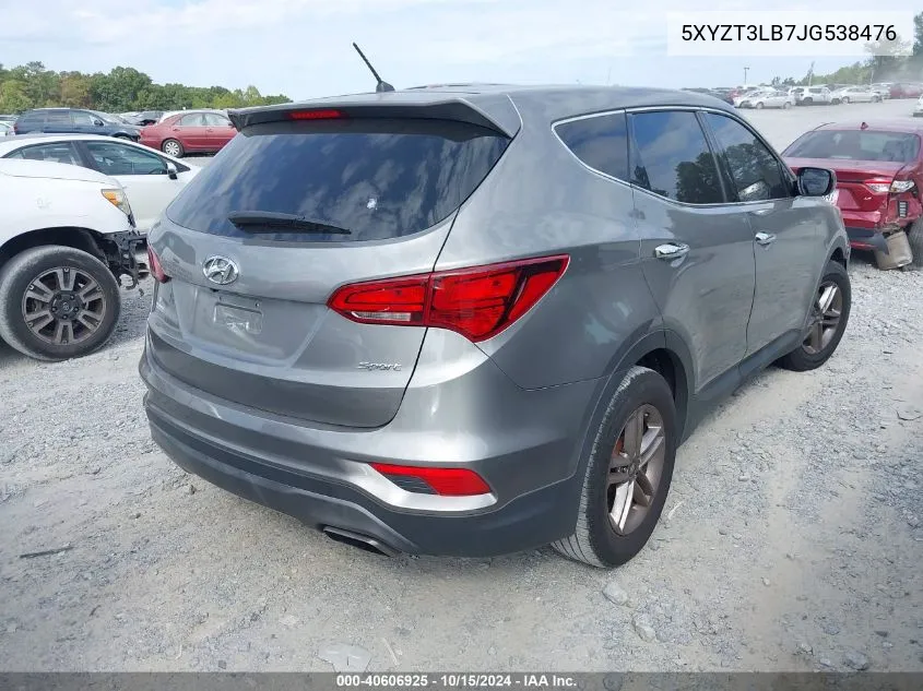 2018 Hyundai Santa Fe Sport 2.4L VIN: 5XYZT3LB7JG538476 Lot: 40606925