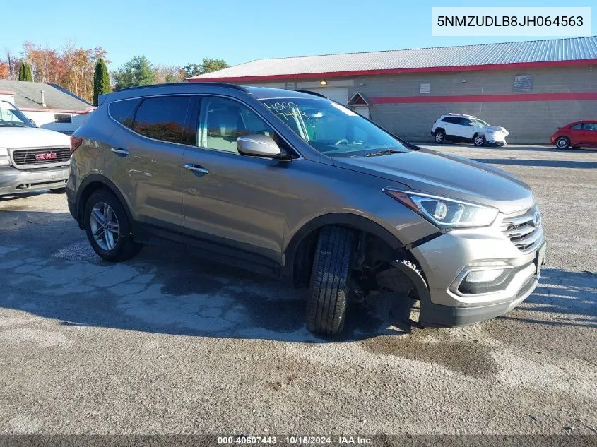 2018 Hyundai Santa Fe Sport 2.4L VIN: 5NMZUDLB8JH064563 Lot: 40607443