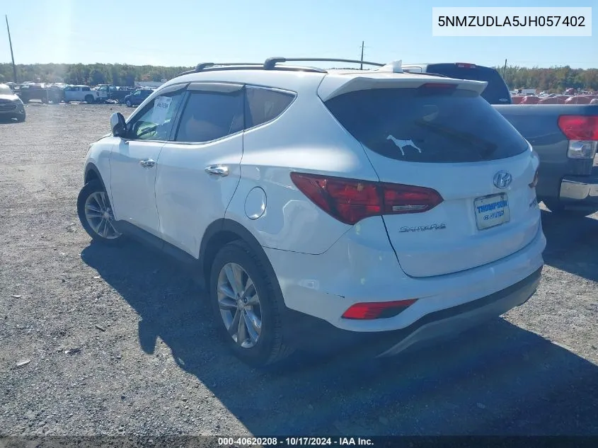 2018 Hyundai Santa Fe Sport 2.0T VIN: 5NMZUDLA5JH057402 Lot: 40620208