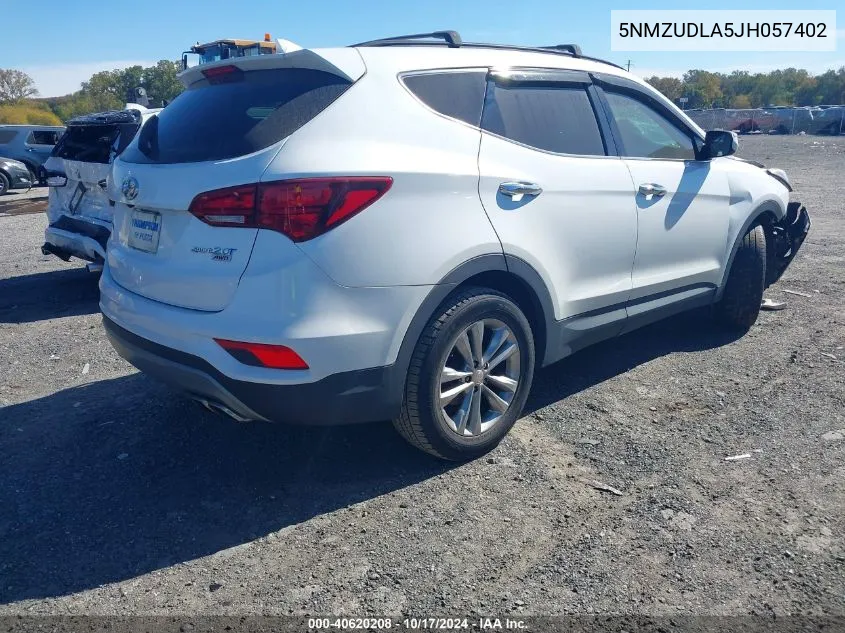 2018 Hyundai Santa Fe Sport 2.0T VIN: 5NMZUDLA5JH057402 Lot: 40620208