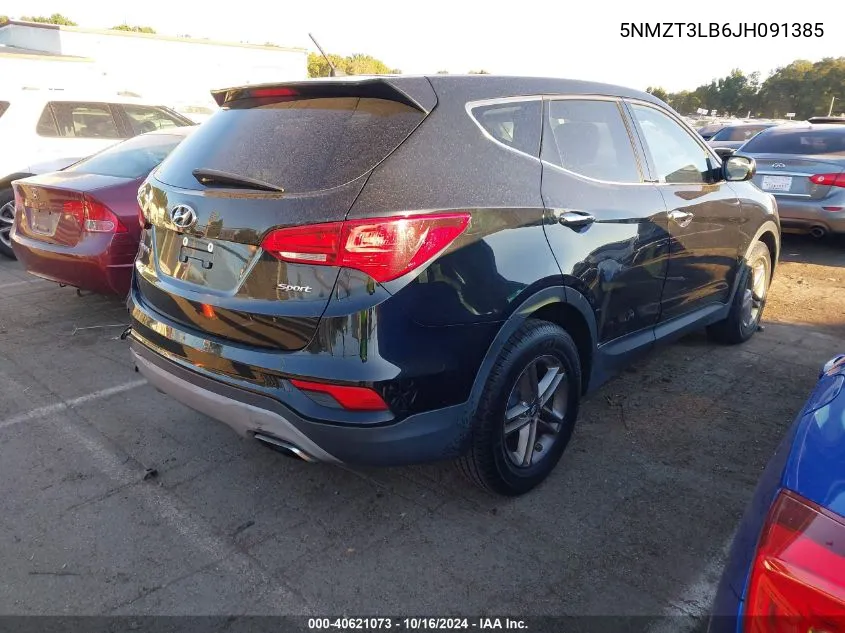 2018 Hyundai Santa Fe Sport 2.4L VIN: 5NMZT3LB6JH091385 Lot: 40621073