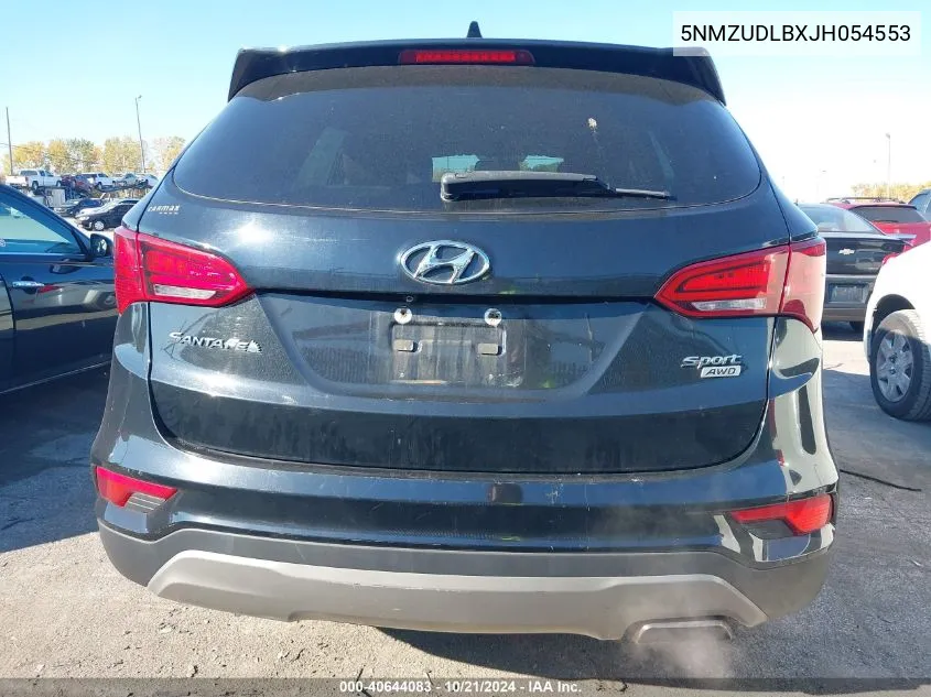 5NMZUDLBXJH054553 2018 Hyundai Santa Fe Sport