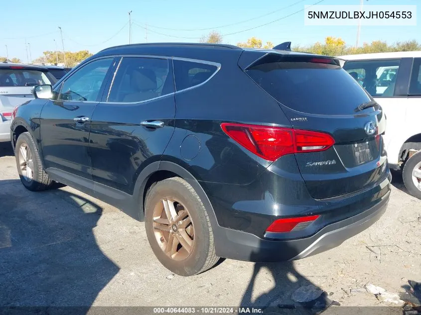 5NMZUDLBXJH054553 2018 Hyundai Santa Fe Sport