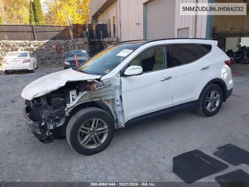 2018 Hyundai Santa Fe Sport 2.4L VIN: 5NMZUDLB6JH066232 Lot: 40651444