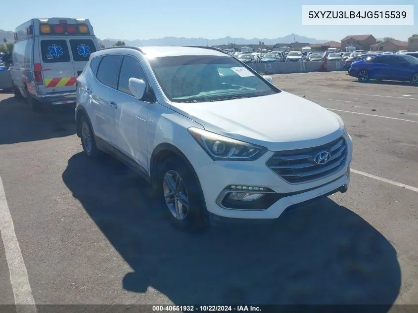 5XYZU3LB4JG515539 2018 Hyundai Santa Fe Sport 2.4L