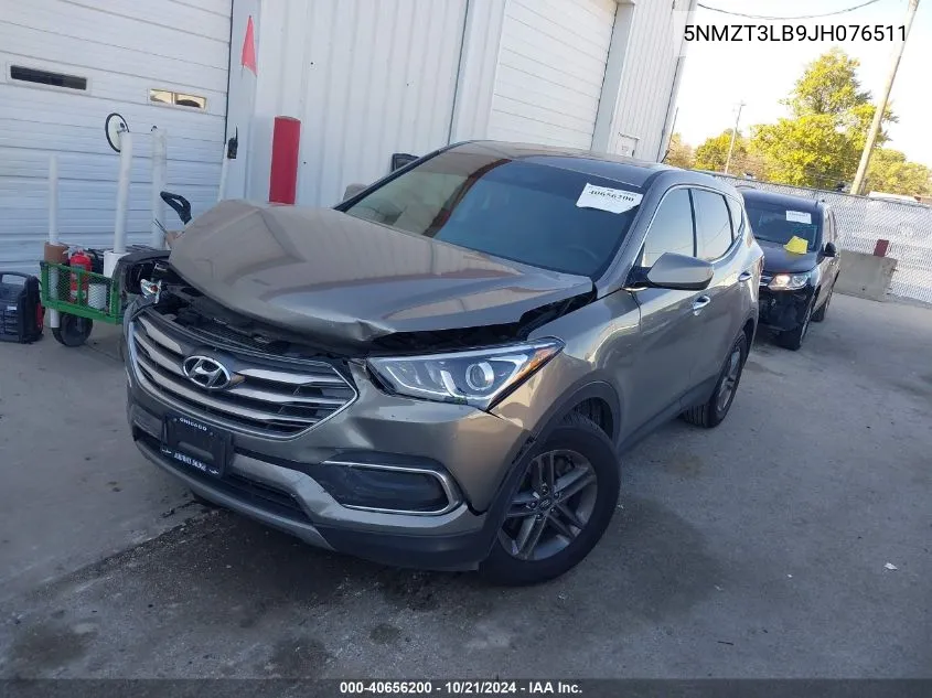 5NMZT3LB9JH076511 2018 Hyundai Santa Fe Sport 2.4L