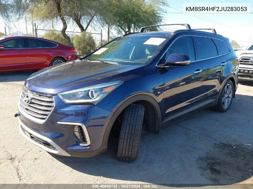 2018 Hyundai Santa Fe Se Ultimate VIN: KM8SR4HF2JU283053 Lot: 40659132