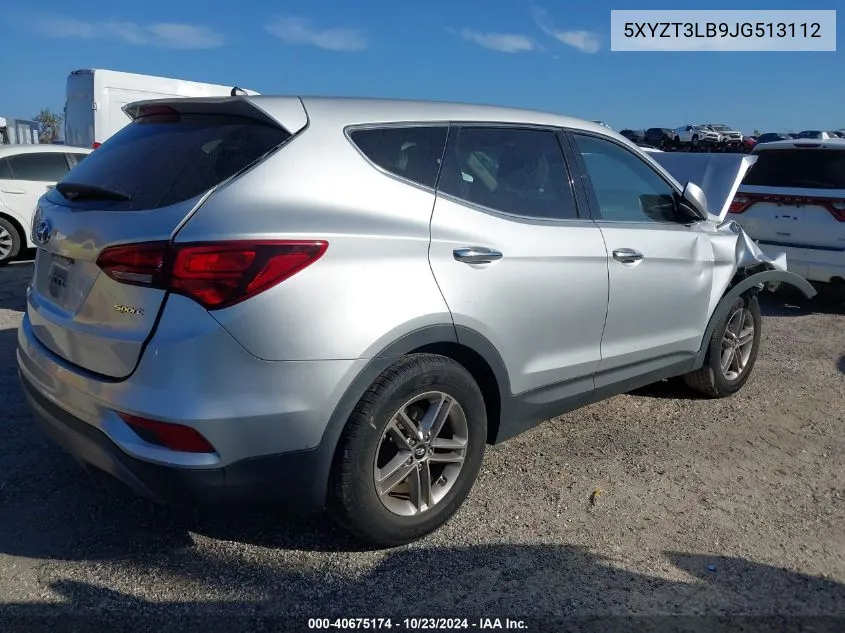 5XYZT3LB9JG513112 2018 Hyundai Santa Fe Sport 2.4L