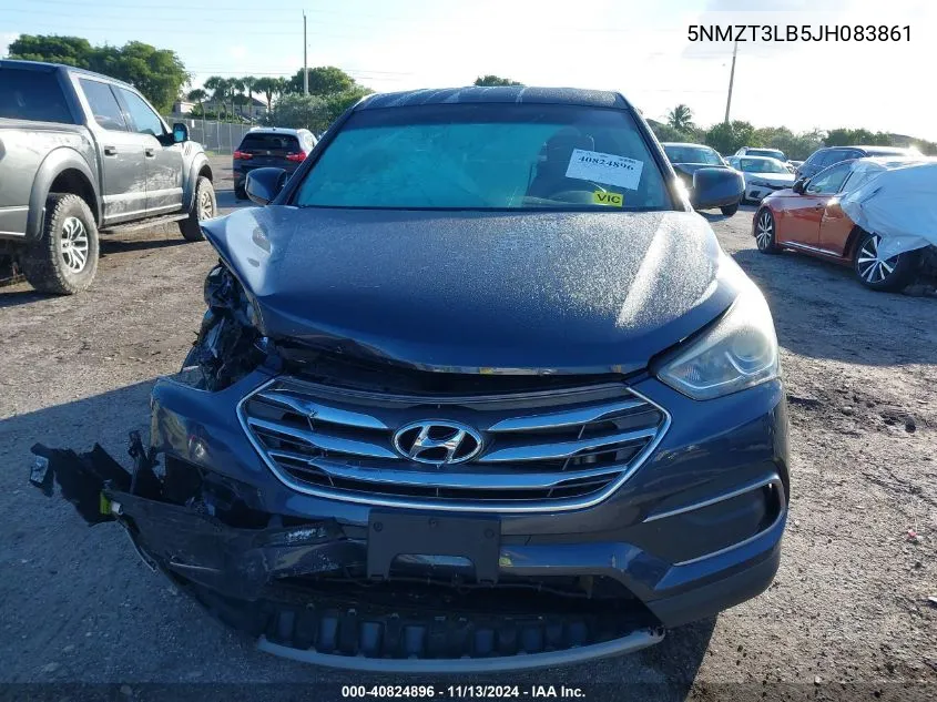 5NMZT3LB5JH083861 2018 Hyundai Santa Fe Sport 2.4L