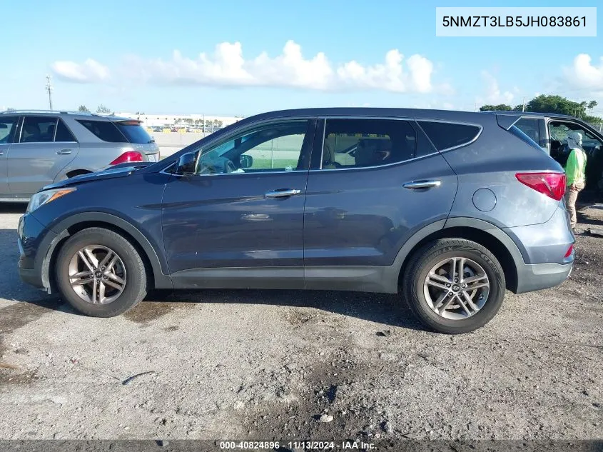 5NMZT3LB5JH083861 2018 Hyundai Santa Fe Sport 2.4L