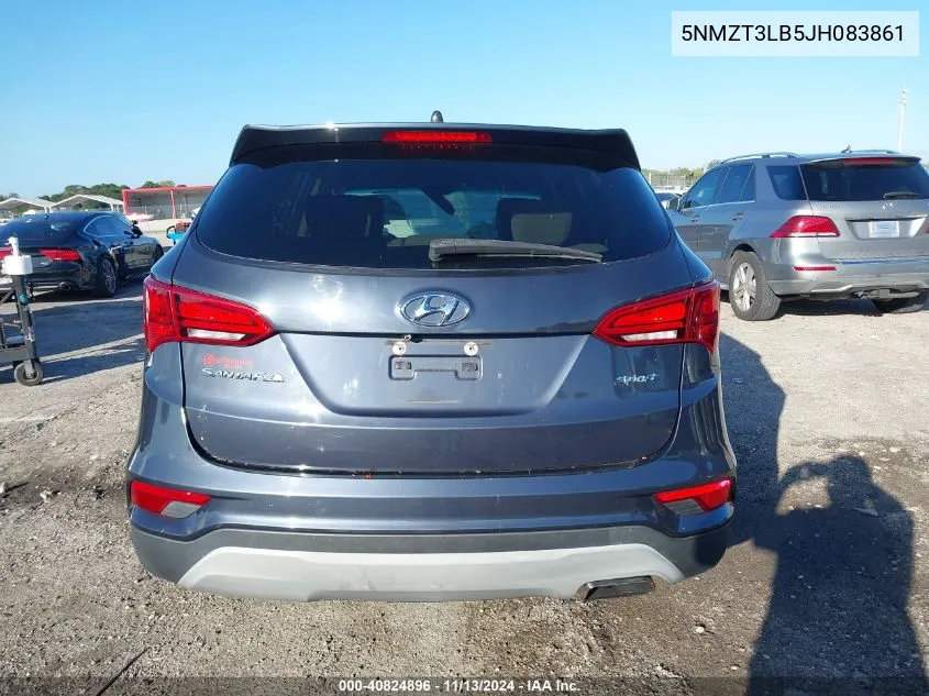 5NMZT3LB5JH083861 2018 Hyundai Santa Fe Sport 2.4L