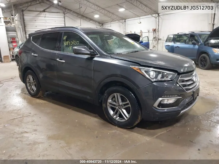 2018 Hyundai Santa Fe Sport 2.4L VIN: 5XYZUDLB1JG512703 Lot: 40843720