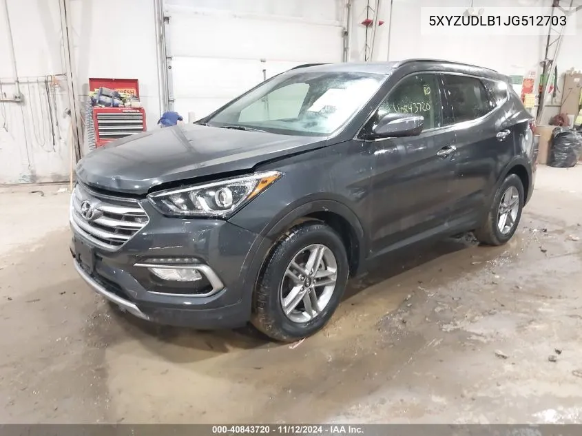 2018 Hyundai Santa Fe Sport 2.4L VIN: 5XYZUDLB1JG512703 Lot: 40843720