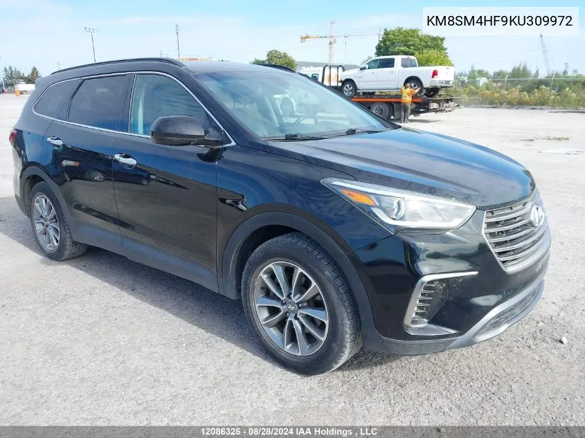 2019 Hyundai Santa Fe Xl Essential VIN: KM8SM4HF9KU309972 Lot: 12086325