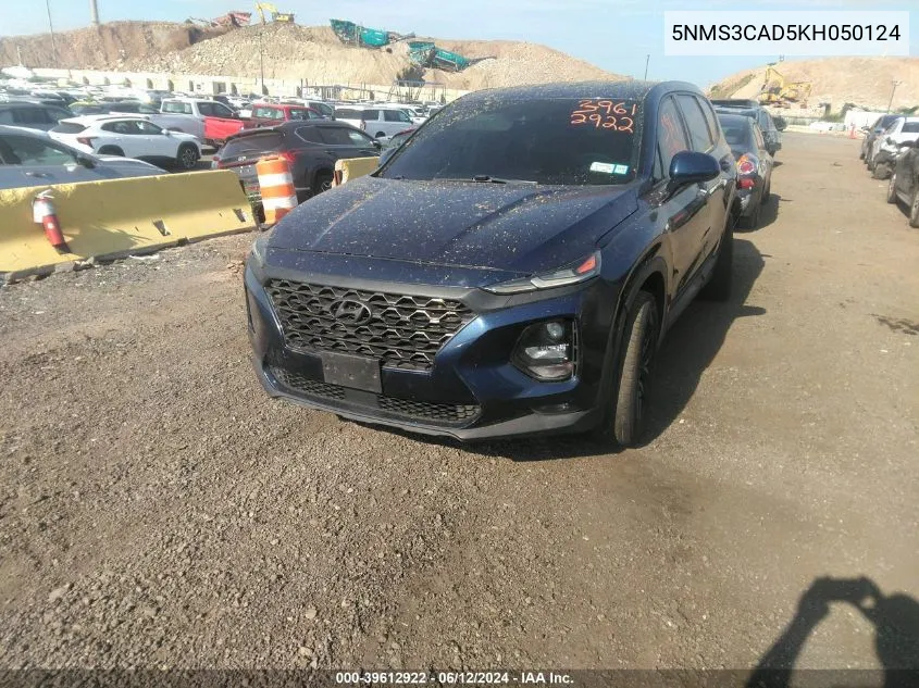 5NMS3CAD5KH050124 2019 Hyundai Santa Fe Sel