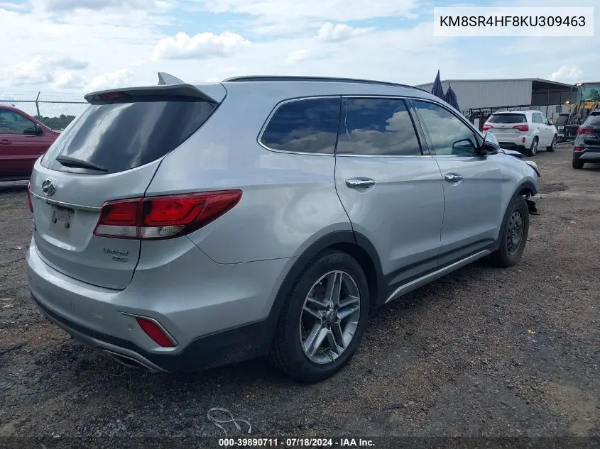 2019 Hyundai Santa Fe Xl Limited Ultimate VIN: KM8SR4HF8KU309463 Lot: 39890711