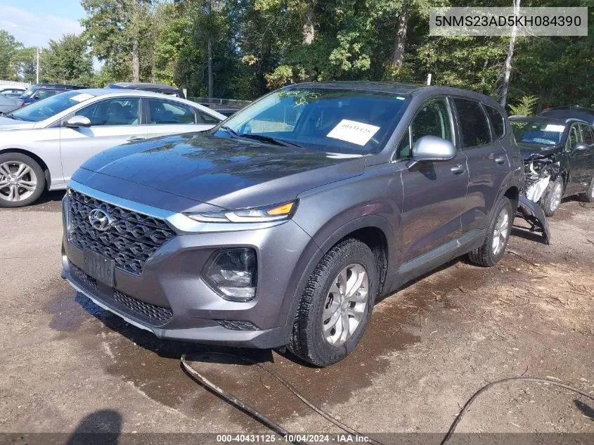 5NMS23AD5KH084390 2019 Hyundai Santa Fe Se