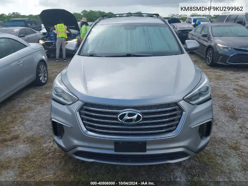 KM8SMDHF9KU299962 2019 Hyundai Santa Fe Xl Se