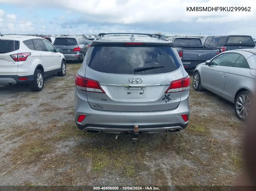 KM8SMDHF9KU299962 2019 Hyundai Santa Fe Xl Se