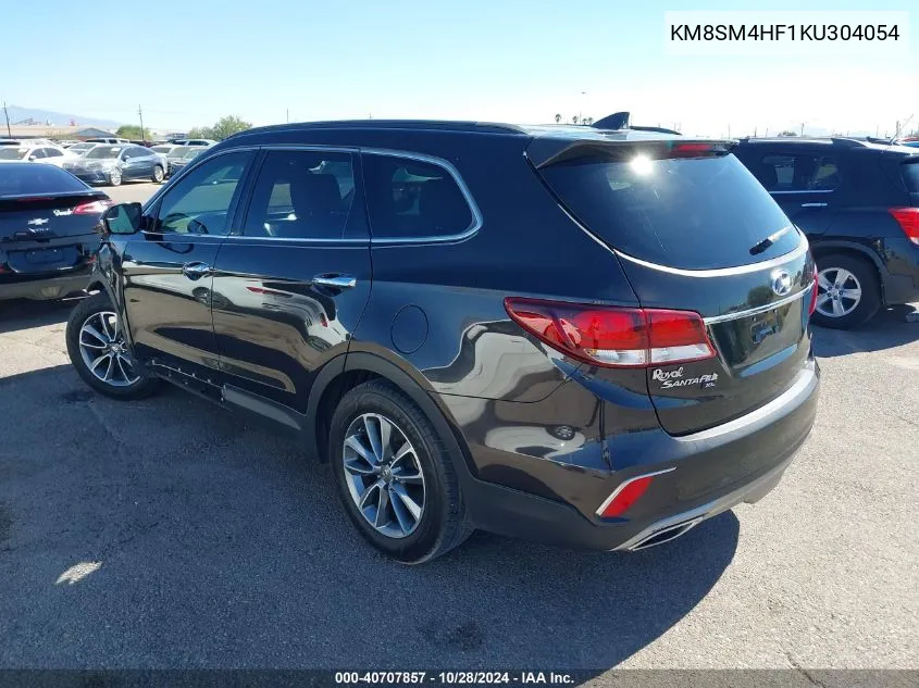 2019 Hyundai Santa Fe Xl Se VIN: KM8SM4HF1KU304054 Lot: 40707857